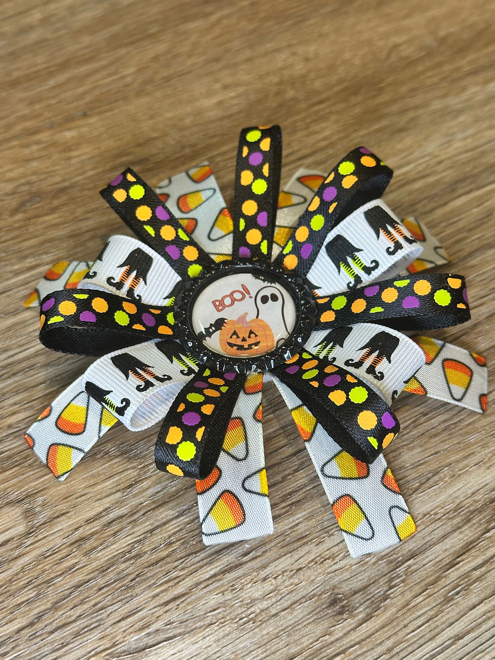 Thumbnail: “Boo!”Halloween Hair Bow