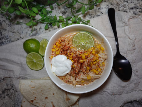 Crockpot Street Corn Chicken Soup