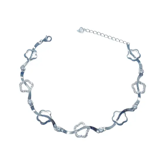 Bransoletka srebna S-top