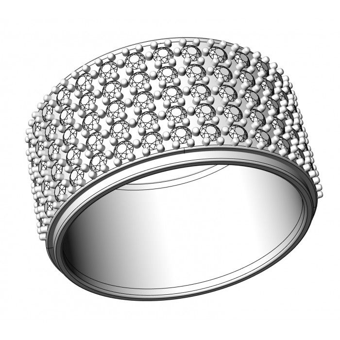 Прев'ю: Золота каблучка з цирконіями JM 211 060
