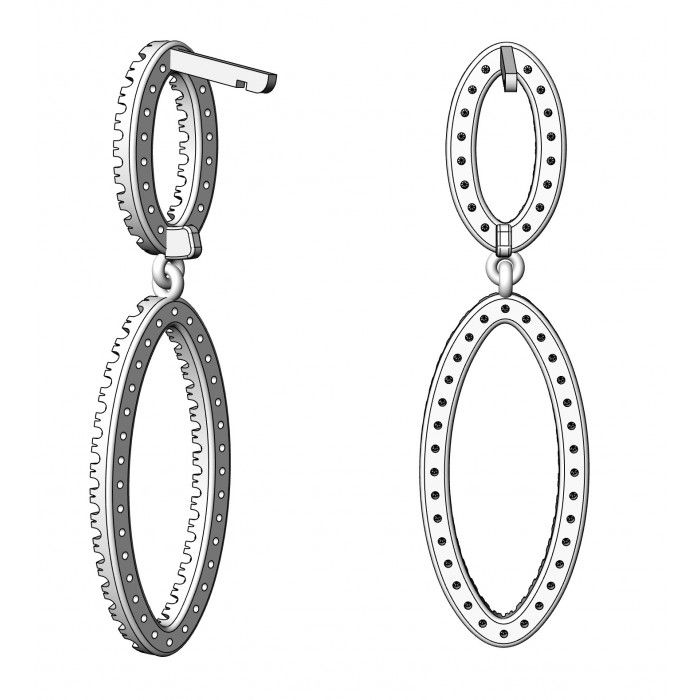 Прев'ю: Kolczyki złote JM 110 505