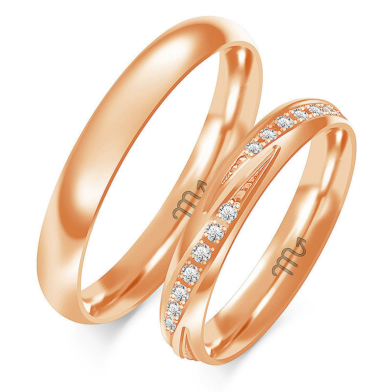 Obrączka ślubna OP-24