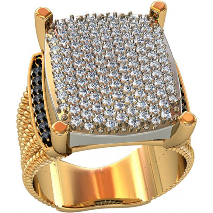 Pierścionek złoty z cyrkoniami JM 211 820