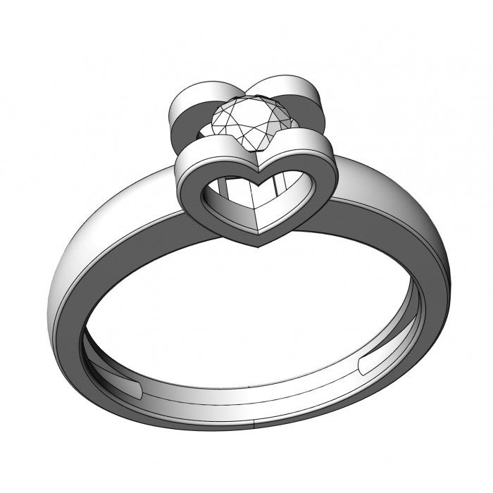 Прев'ю: Pierścionek złoty z cyrkoniami JM 111 120