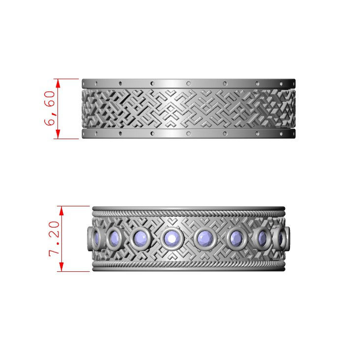 Miniatura: Obrączka ślubna JM 800 440