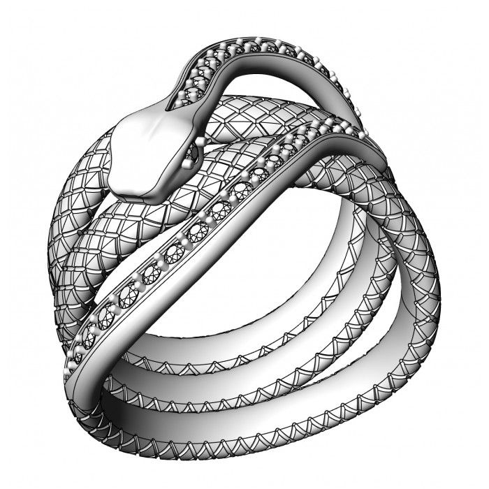 Прев'ю: Золота каблучка з цирконіями JM 211 760
