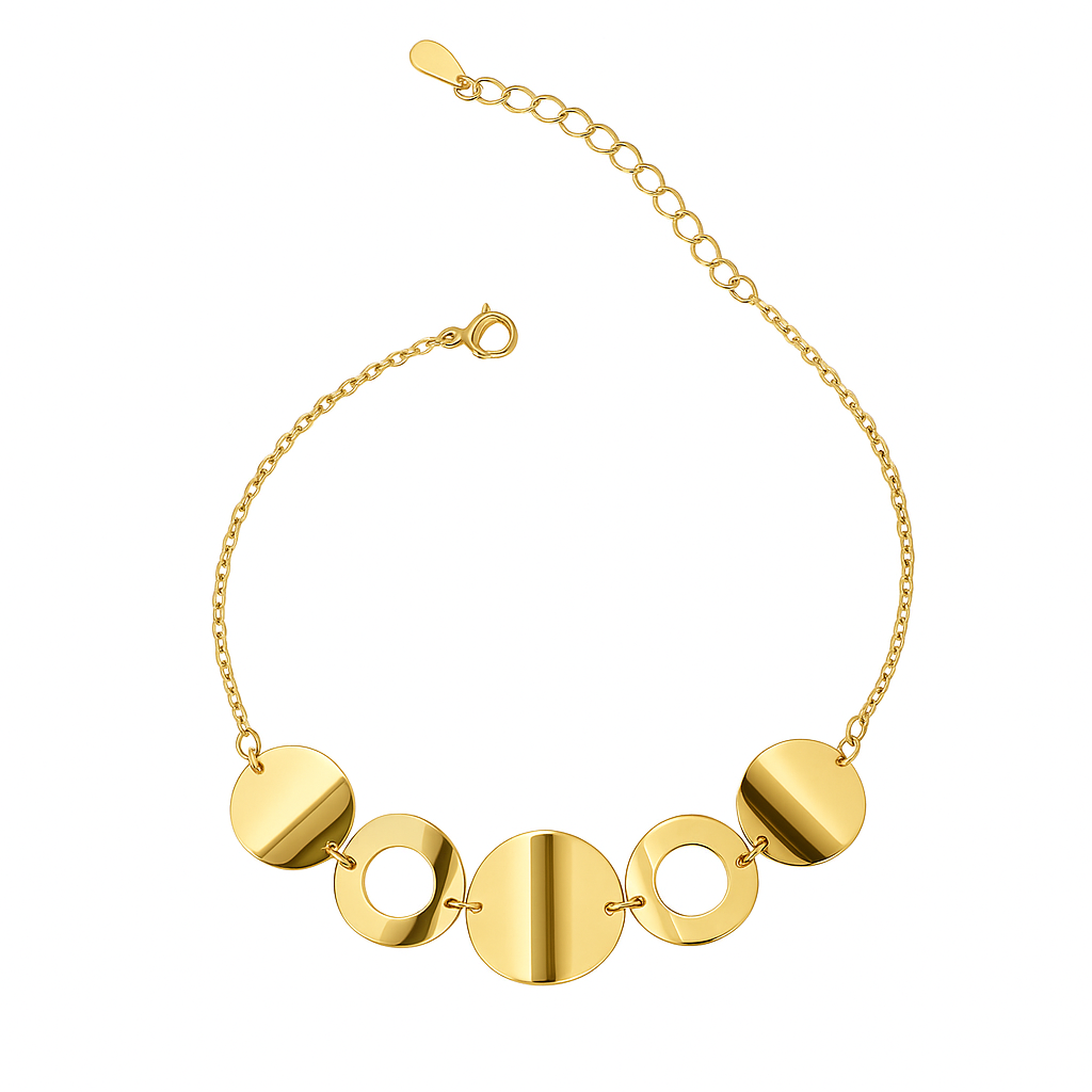 Bransoletka srebna S-top