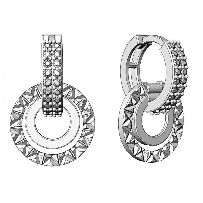 Miniatura: Kolczyki złote JM 310 940