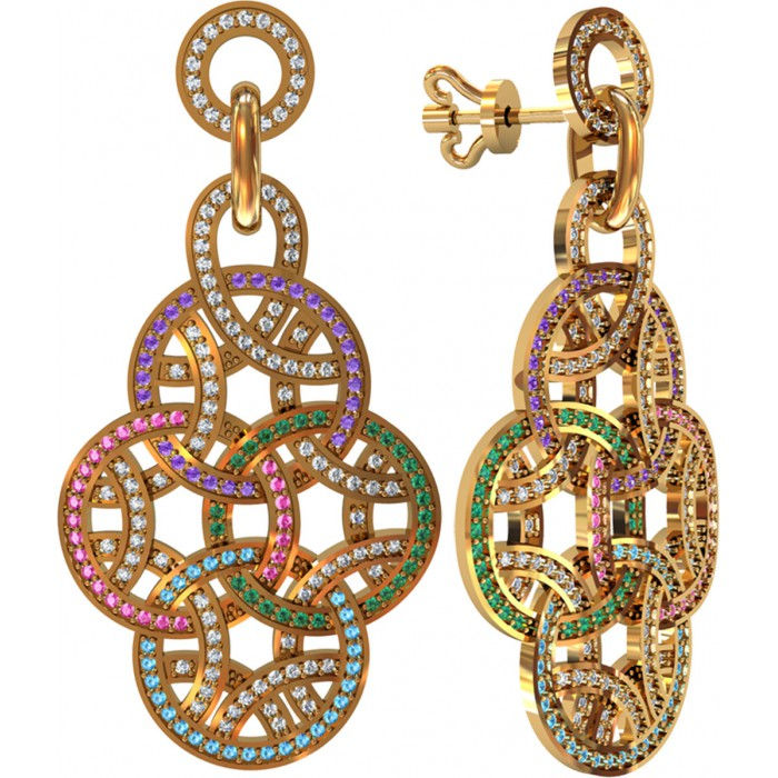 Kolczyki złote JM 110 645