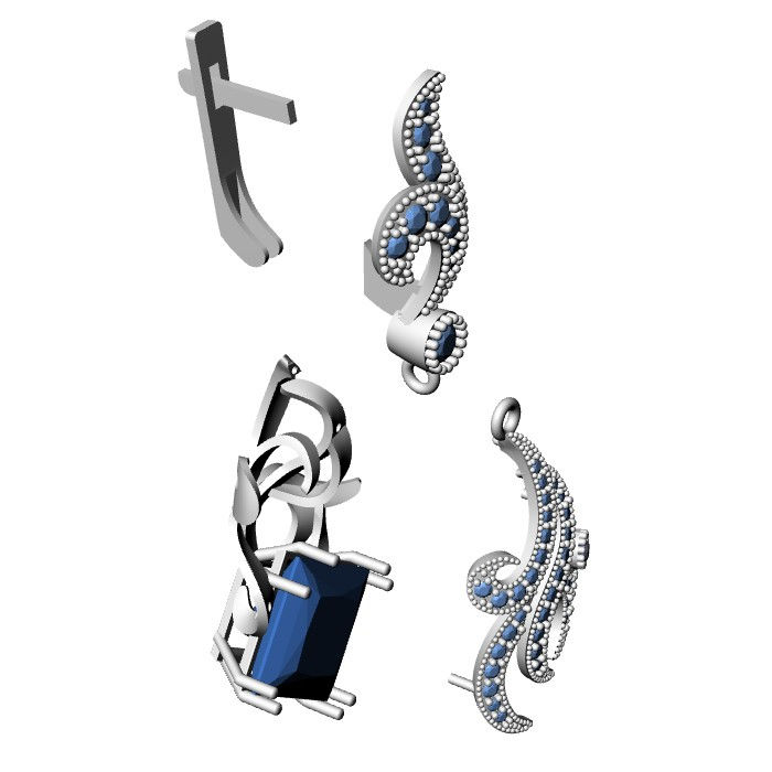 Miniatura: Kolczyki złote JM 112 085