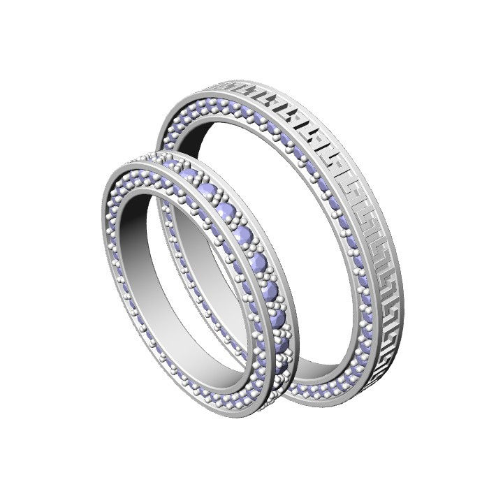 Miniatura: Obrączka ślubna JM 800 170