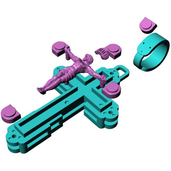 Miniatura: Złoty krzyż JM 003 737