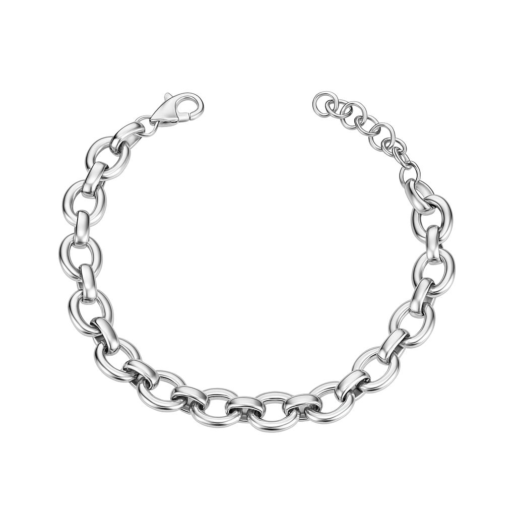 Bransoletka srebna S-top