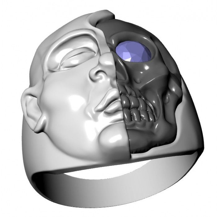 Miniatura: Sygnet złoty z cyrkoniami JM 700 650