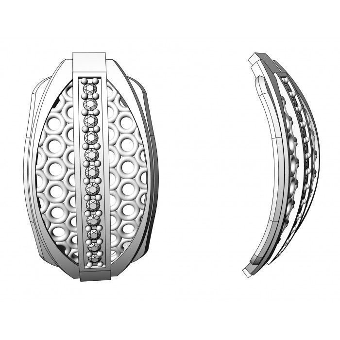 Miniatura: Kolczyki złote JM 110 195