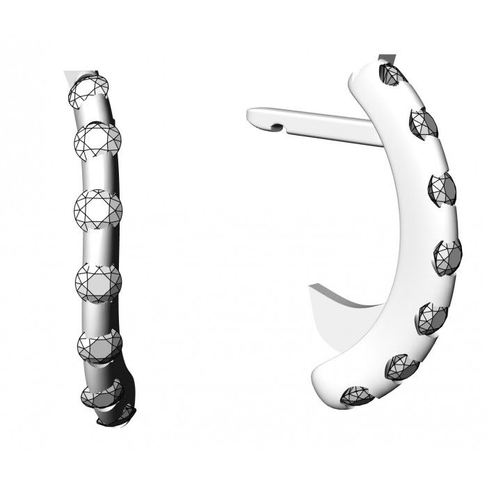 Прев'ю: Золоті сережки JM 110 575
