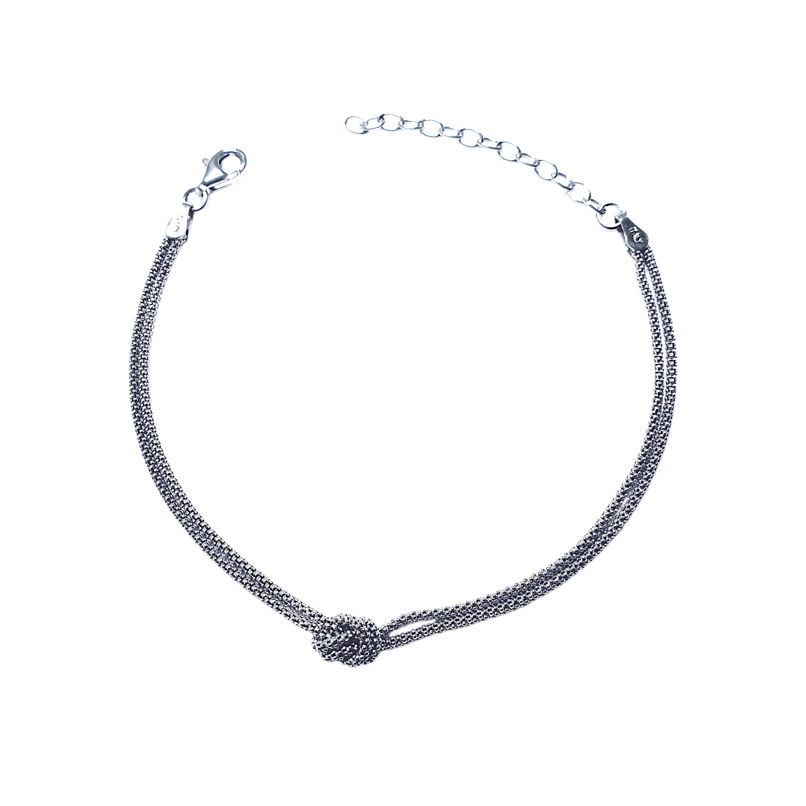 Bransoletka srebna S-top