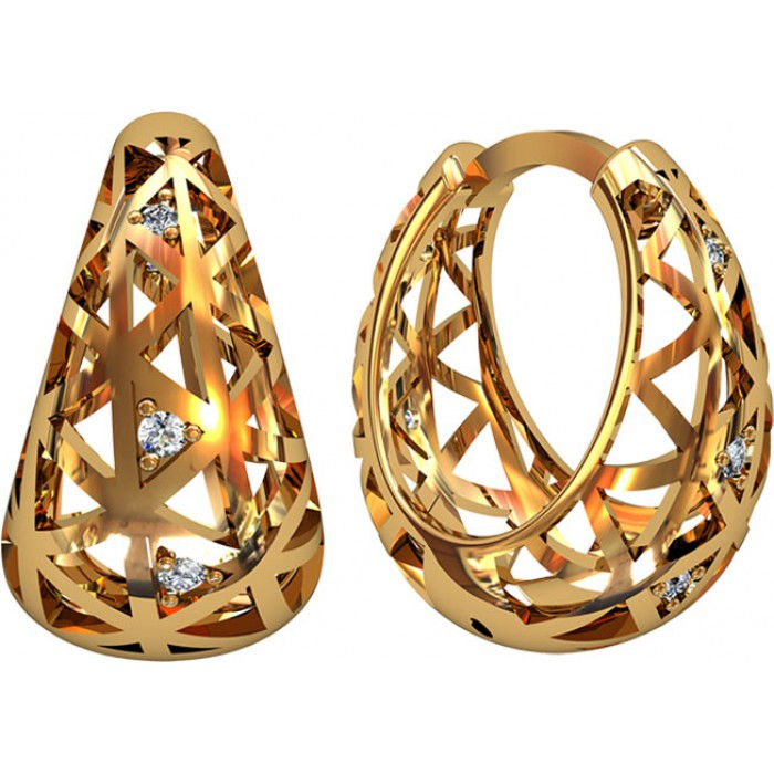 Kolczyki złote JM 310 360