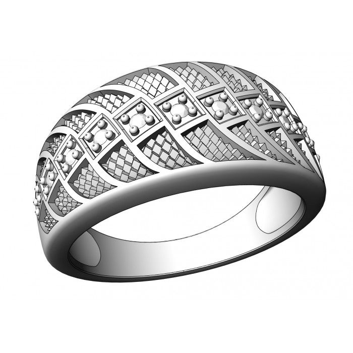 Miniatura: Pierścionek złoty z cyrkoniami JM 110 380