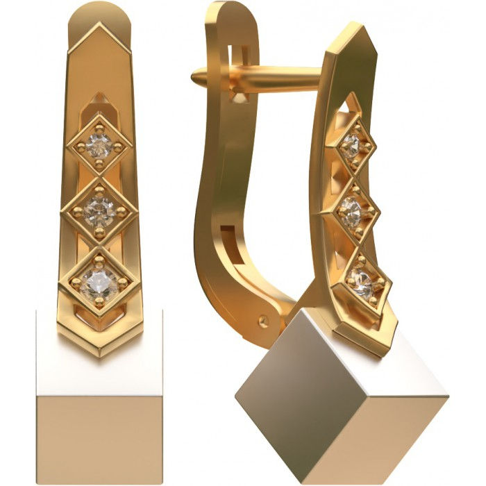 Kolczyki złote JM 005 215