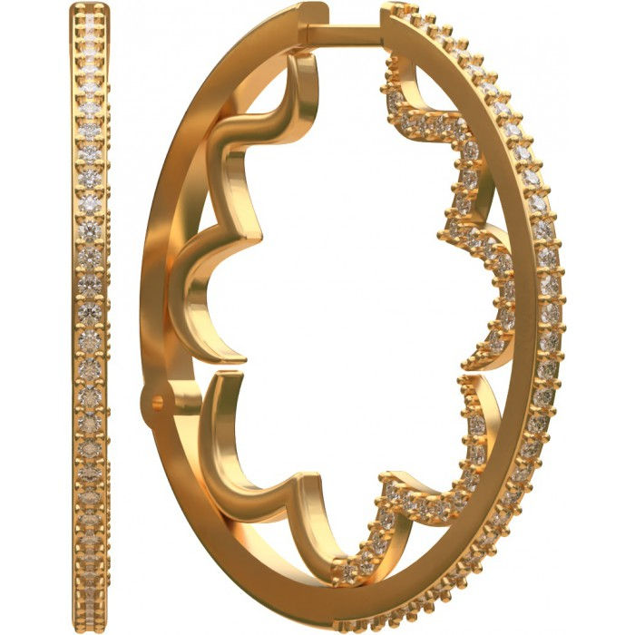 Kolczyki złote JM 004 825