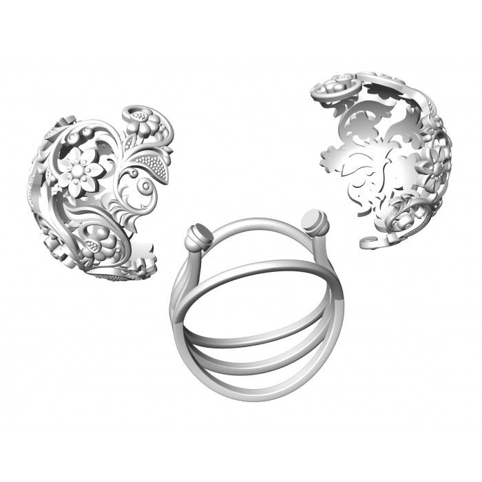 Miniatura: Pierścionek złoty JM 110 760