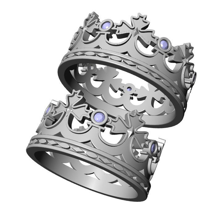 Miniatura: Obrączka ślubna JM 801 010