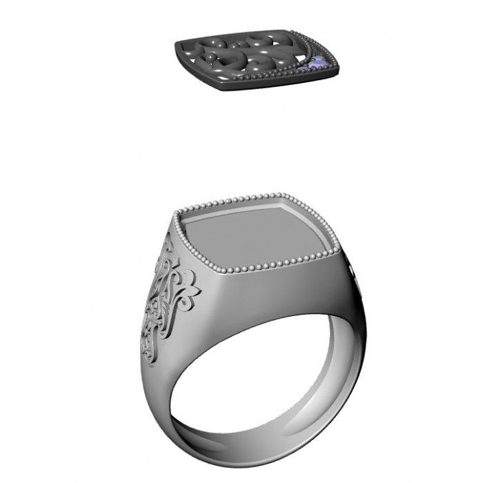 Miniatura: Sygnet złoty z cyrkoniami JM 700 080