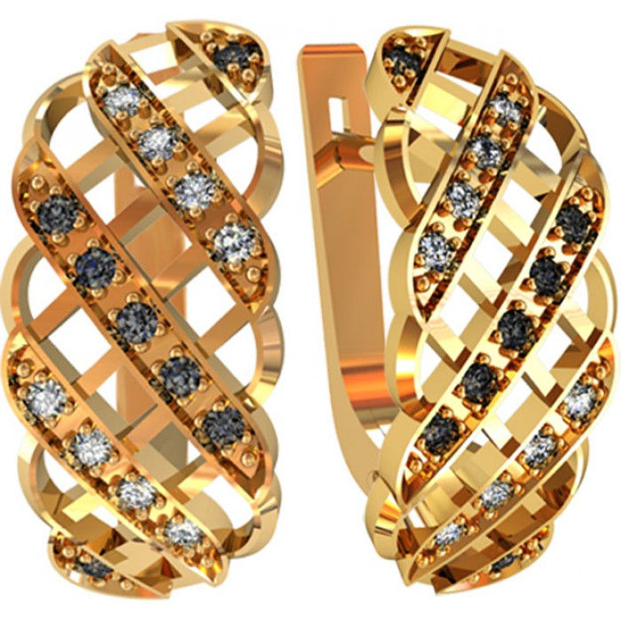 Kolczyki złote JM 110 415