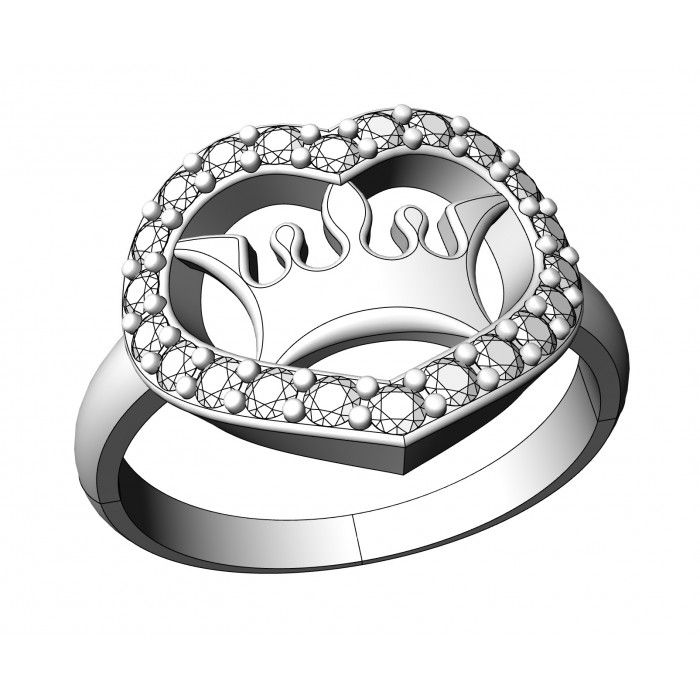 Прев'ю: Pierścionek złoty z cyrkoniami JM  210 920