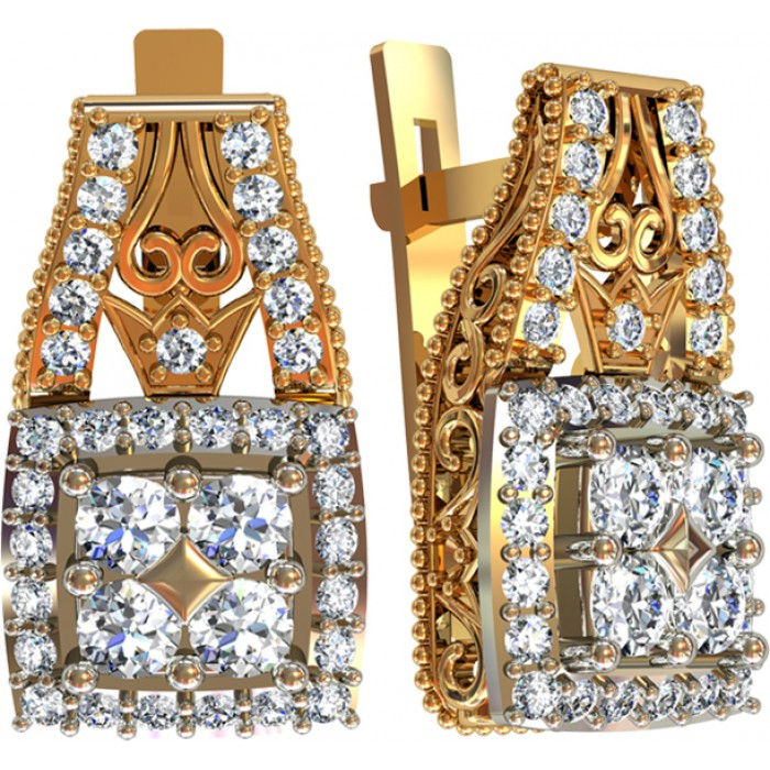 Kolczyki złote JM 112 405