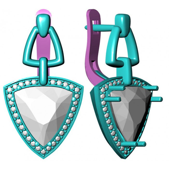 Miniatura: Kolczyki złote JM 004 835