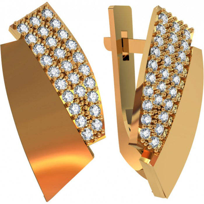 Kolczyki złote JM 113 335