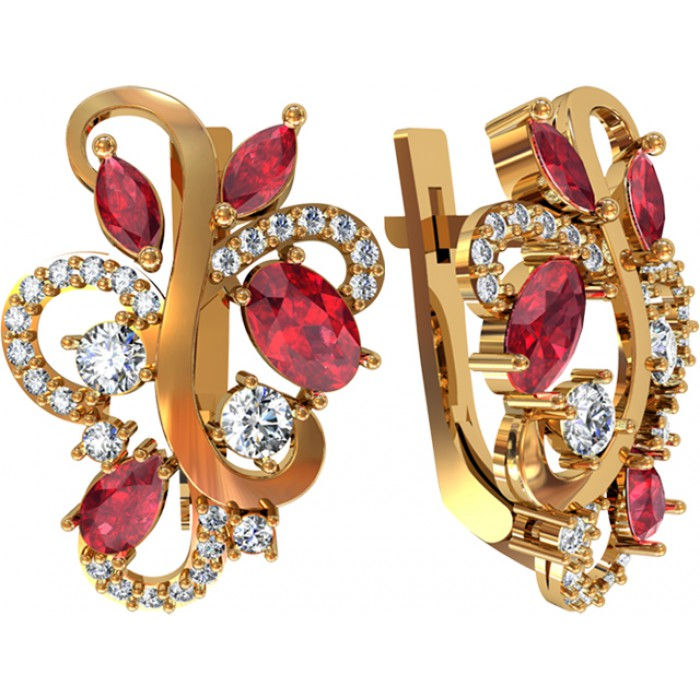 Kolczyki złote JM 113 065