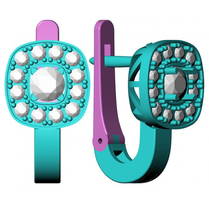 Miniatura: Kolczyki złote JM 004 795