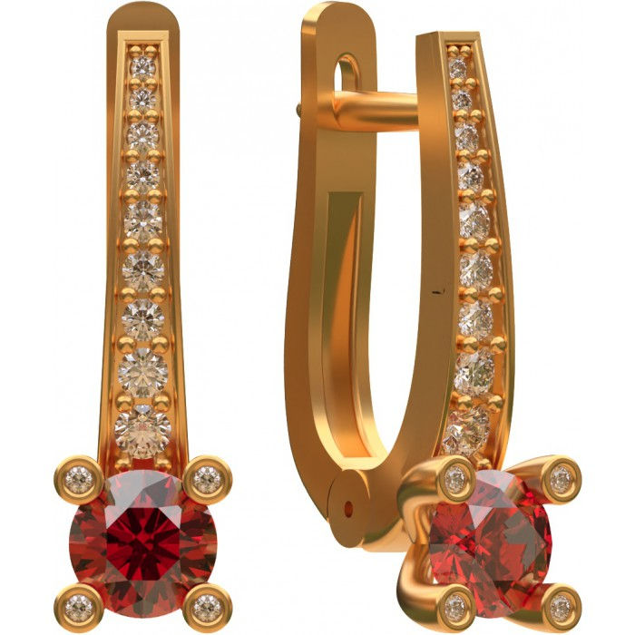 Kolczyki złote JM 004 605