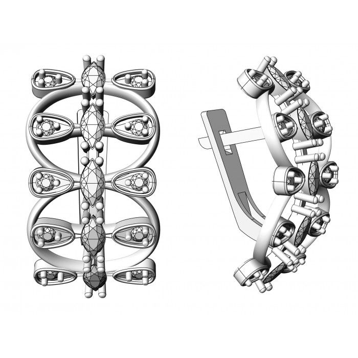 Miniatura: Kolczyki złote JM 310 130