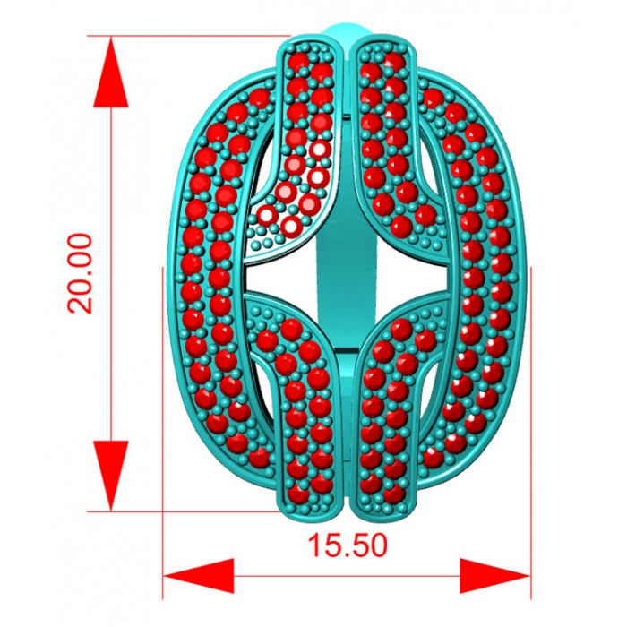 Miniatura: Kolczyki złote JM 004 495