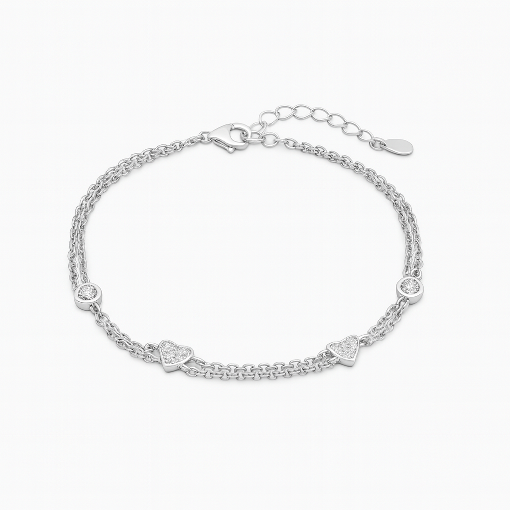 Bransoletka srebna S-top