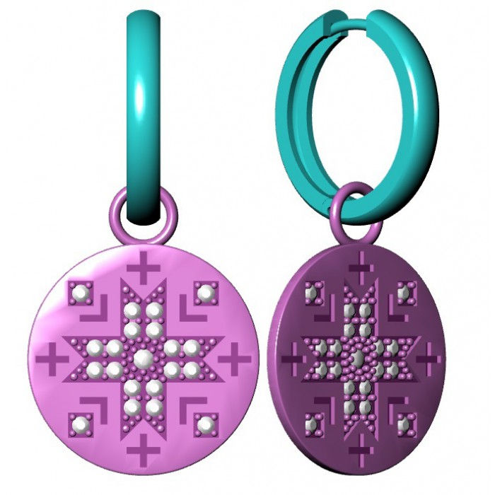 Miniatura: Kolczyki złote JM 005 195