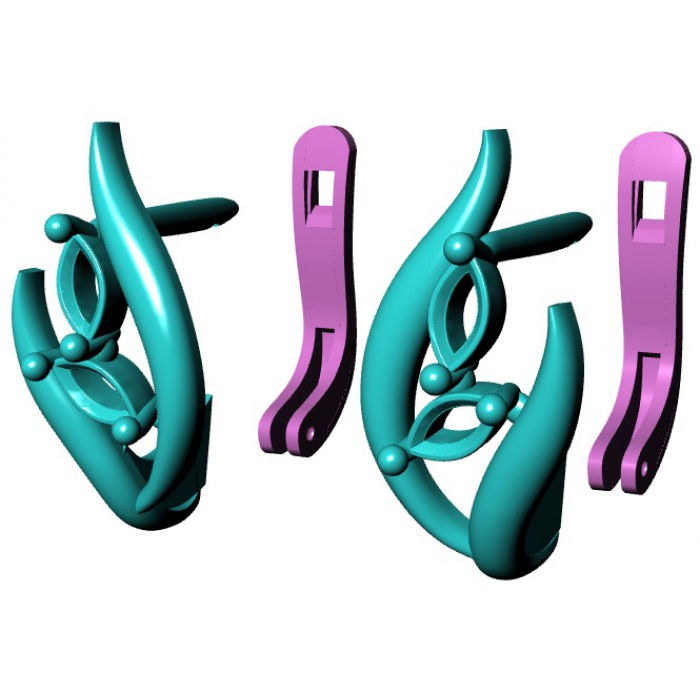 Miniatura: Kolczyki złote JM 005 075