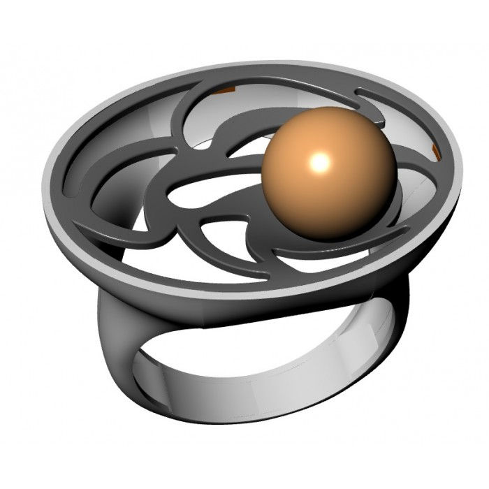 Прев'ю: Золота каблучка з цирконіями JM 112 700
