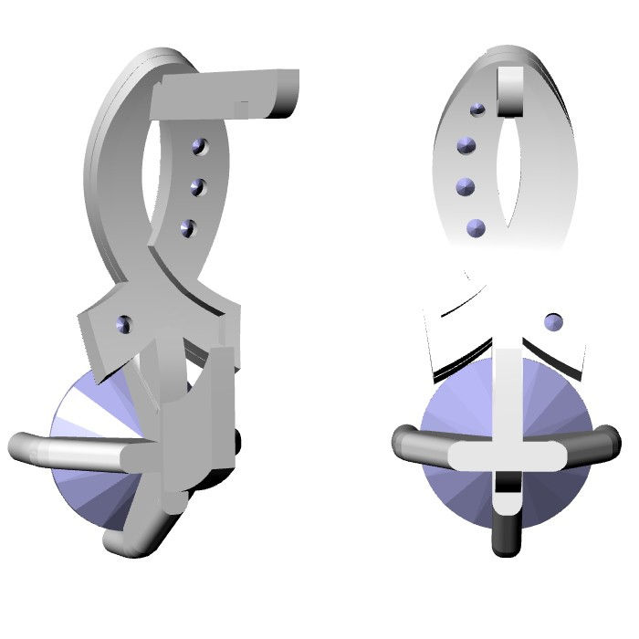 Miniatura: Kolczyki złote JM 111 815