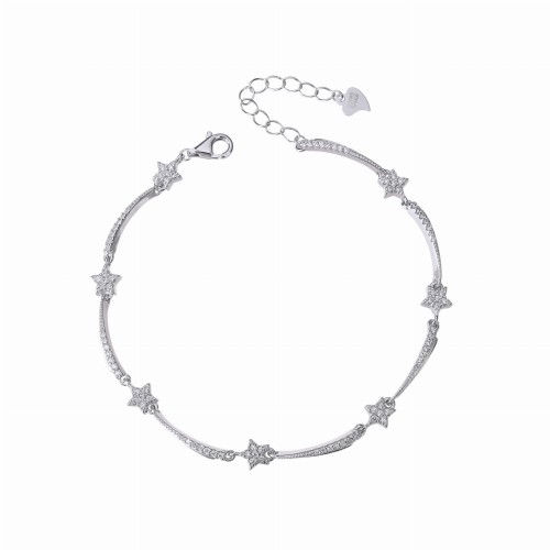 Bransoletka srebna S-top