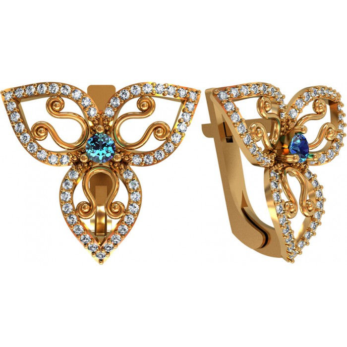 Kolczyki złote JM 111 605