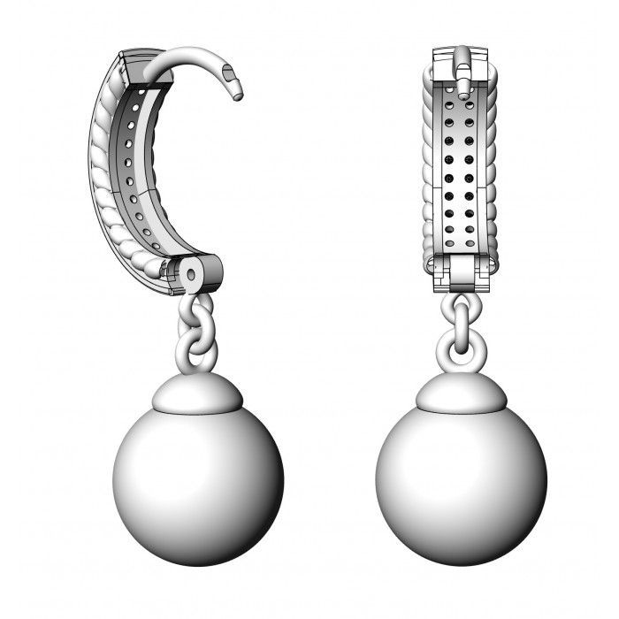 Miniatura: Kolczyki złote JM 311 710