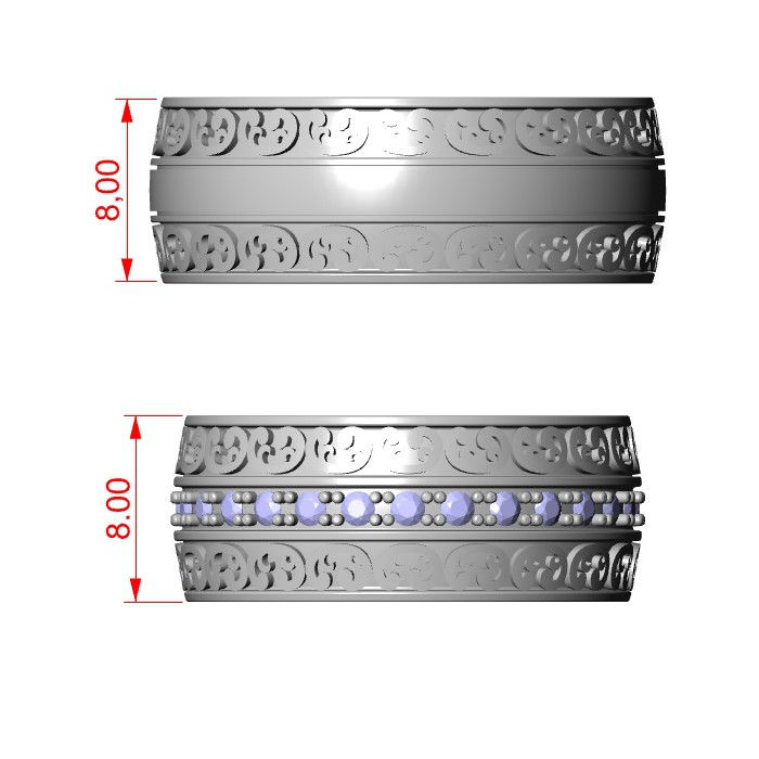 Прев'ю: Обручка шлюбна JM 801 150
