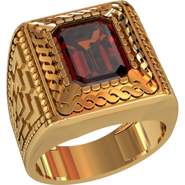 Sygnet złoty z cyrkoniami JM 701 170