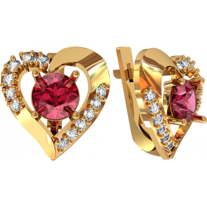 Kolczyki złote JM 111 875