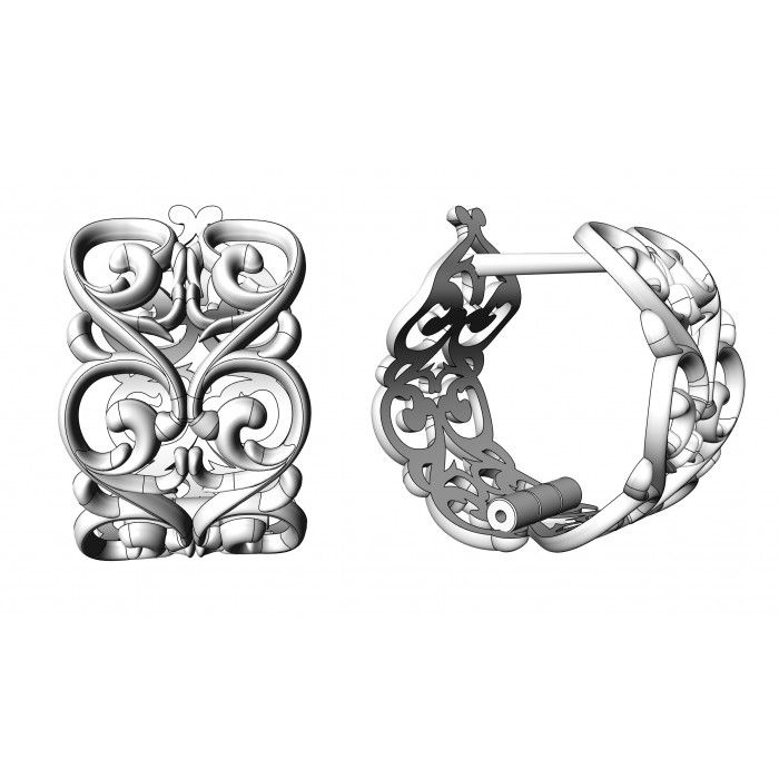 Miniatura: Kolczyki złote JM 110 255